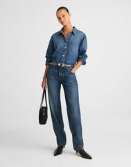 The Dean Easy Straight Jean in Greendale Wash GREENDALE WASH
