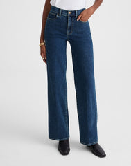 The Wide-Leg Jean in Super Stretch Denim PATTSON WASH