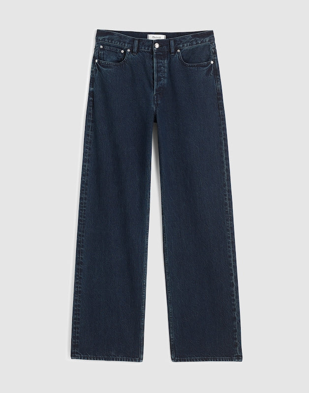 The Low-Slung Baggy Jean BLUE BLACK WASH