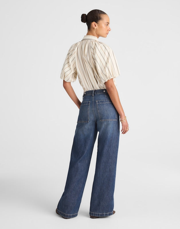 The Low-Slung Baggy Jean in Airy Denim LINDEWOOD WASH