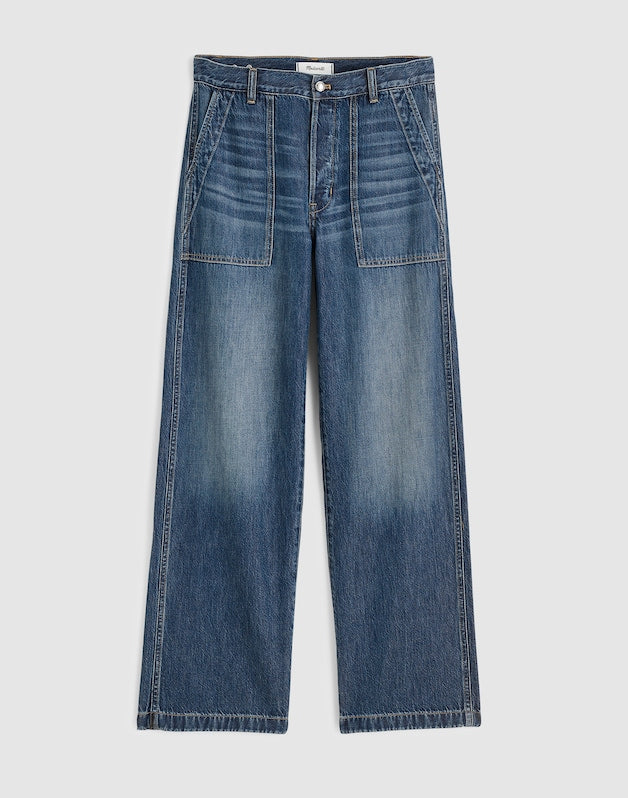 The Low-Slung Baggy Jean in Airy Denim LINDEWOOD WASH
