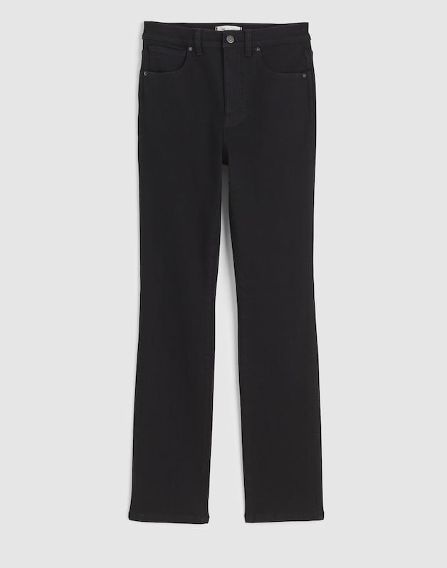 The Pencil Jean in Super Stretch Denim BLACK FROST