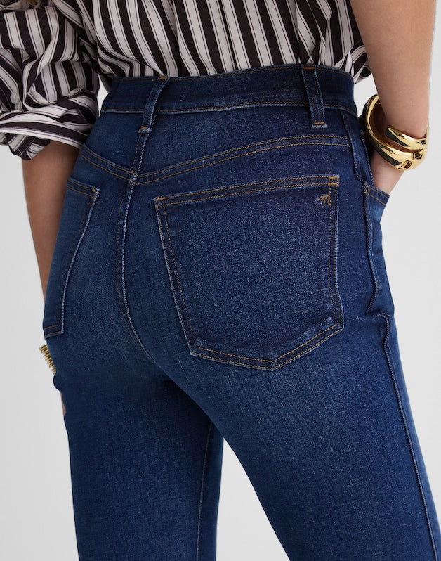 The Pencil Jean in Super Stretch Denim PIPESTONE WASH