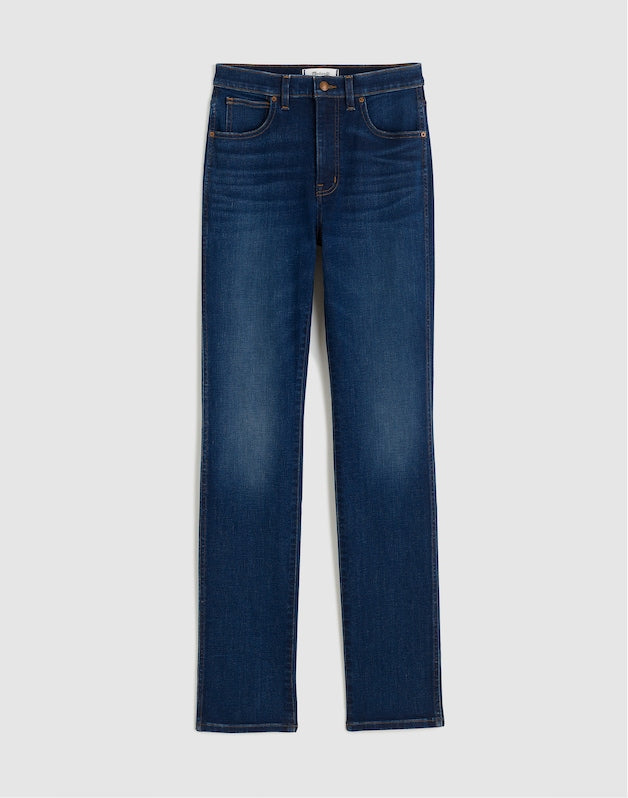 The Pencil Jean in Super Stretch Denim PIPESTONE WASH
