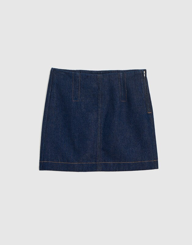 Denim Mini Skirt RINSE WASH