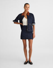 Denim Mini Skirt RINSE WASH
