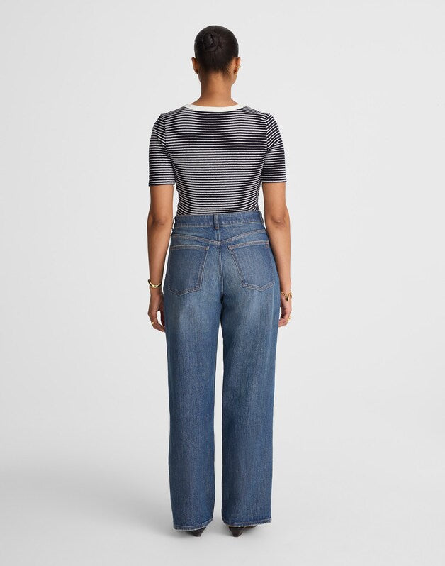 The Curvy Perfect Vintage Wide-Leg Jean HARVEY WASH