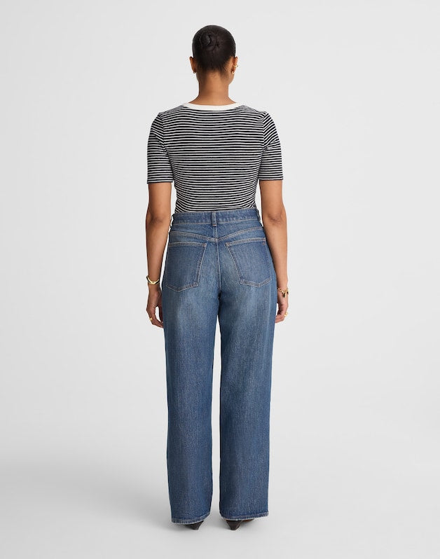 The Curvy Perfect Vintage Wide-Leg Jean HARVEY WASH