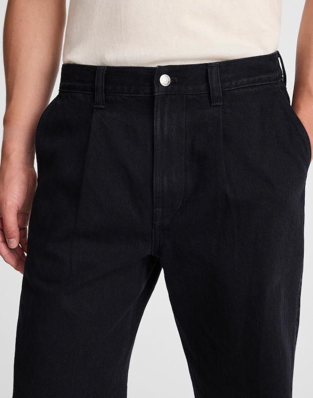Pleated Denim Pants MAYNARD WASH
