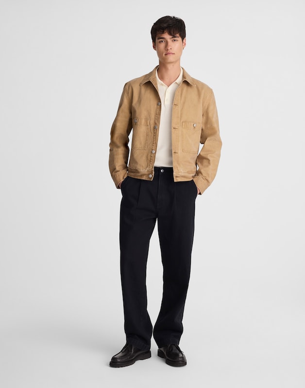 Pleated Denim Pants MAYNARD WASH