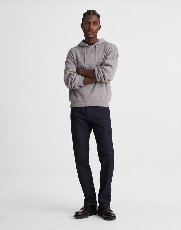Knit Hoodie HEATHER GREY