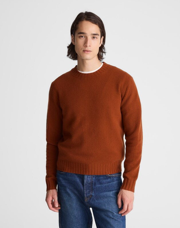 Crewneck Sweater in Heritage Merino Wool ROASTED ORANGE