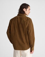 Corduroy Work Shirt WOODLAND BROWN