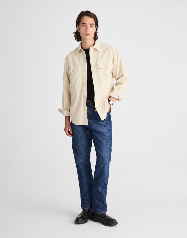 Corduroy Work Shirt OYSTER GREY