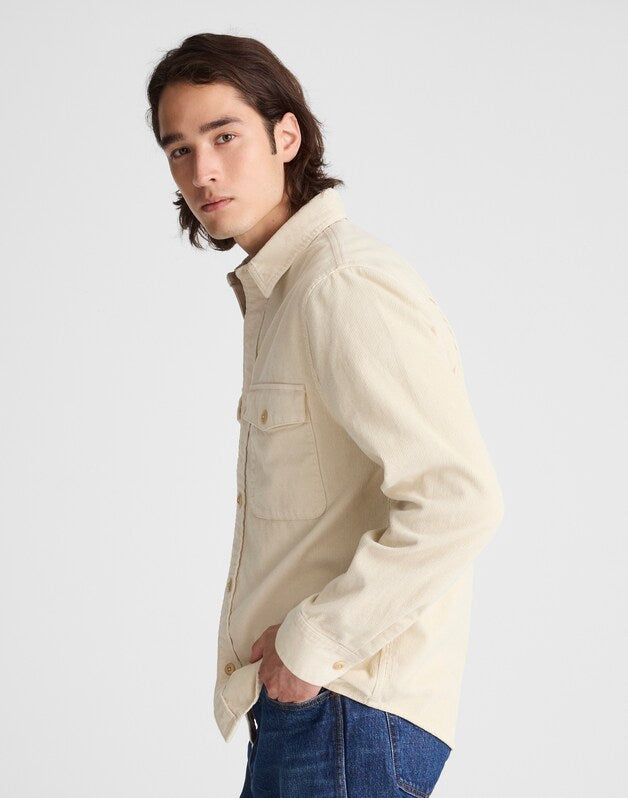 Corduroy Work Shirt OYSTER GREY