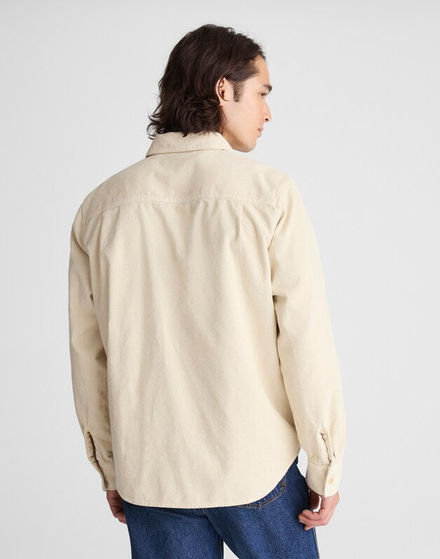 Corduroy Work Shirt OYSTER GREY