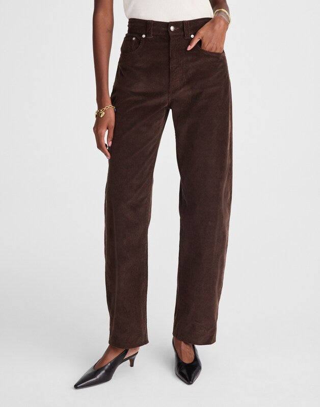 The Balloon Pant in Corduroy DARK CAROB