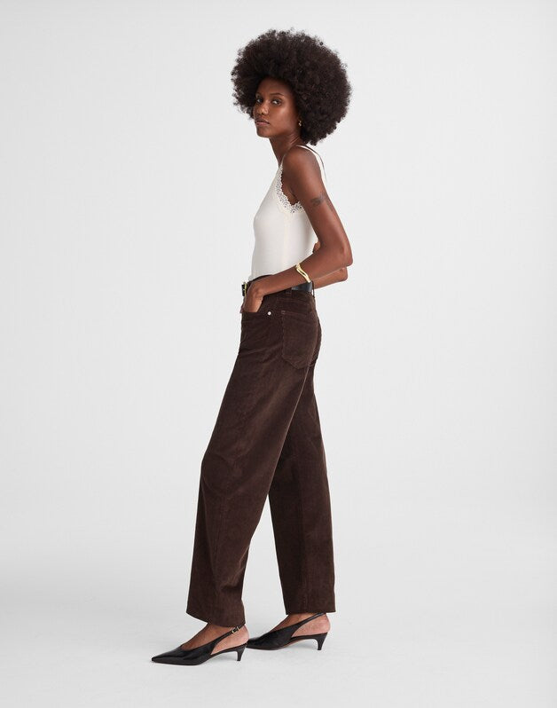 The Balloon Pant in Corduroy DARK CAROB