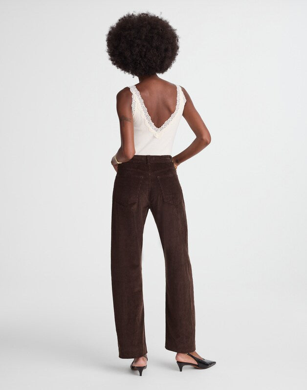 The Balloon Pant in Corduroy DARK CAROB