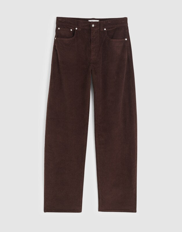The Balloon Pant in Corduroy DARK CAROB