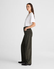 The Balloon Pant in Corduroy GRAPHITE GREEN