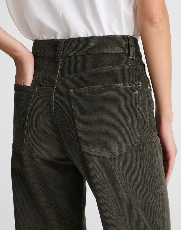The Balloon Pant in Corduroy GRAPHITE GREEN
