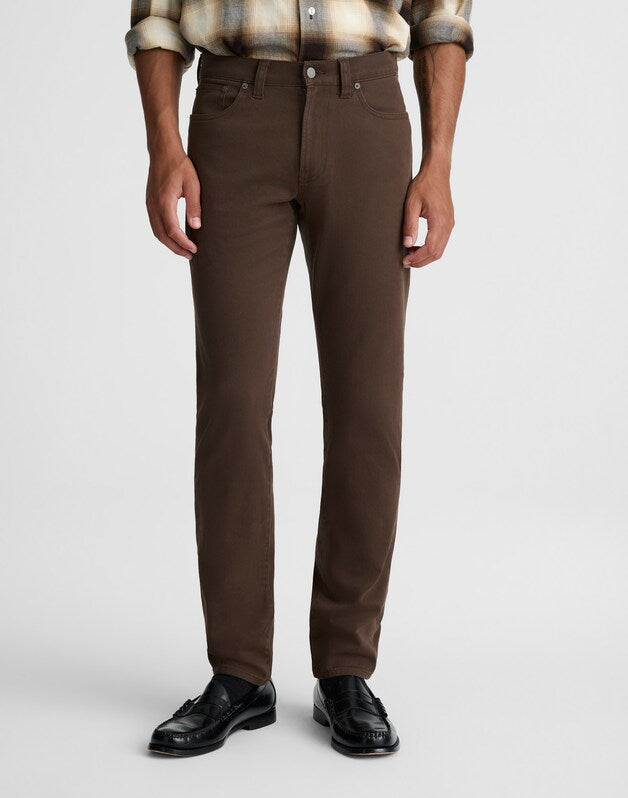 Athletic Slim Pants in Allday Twill DARK BROWN