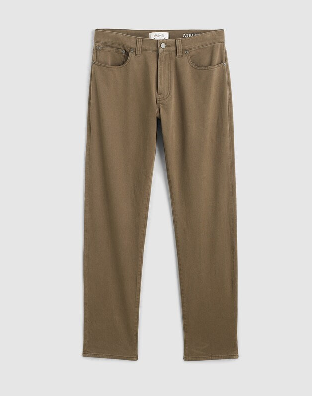 Athletic Slim Pants in Allday Twill RAW UMBER