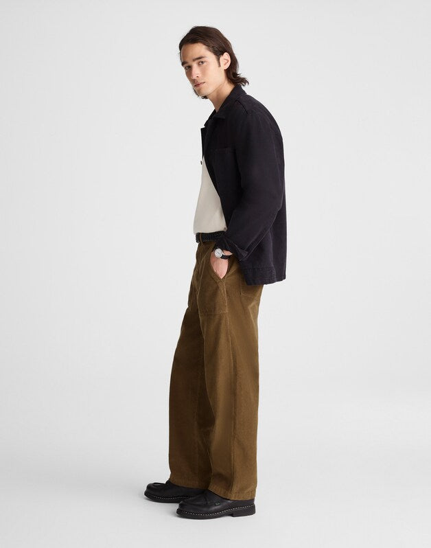 Fatigue Pants in Corduroy WOODLAND BROWN