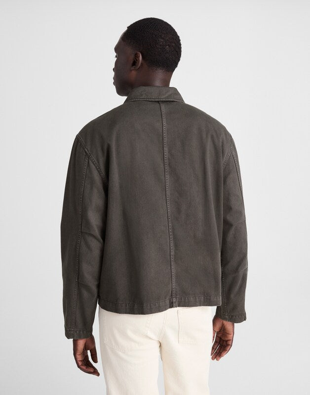 Patch-Pocket Work Jacket SOFT CHARCOAL