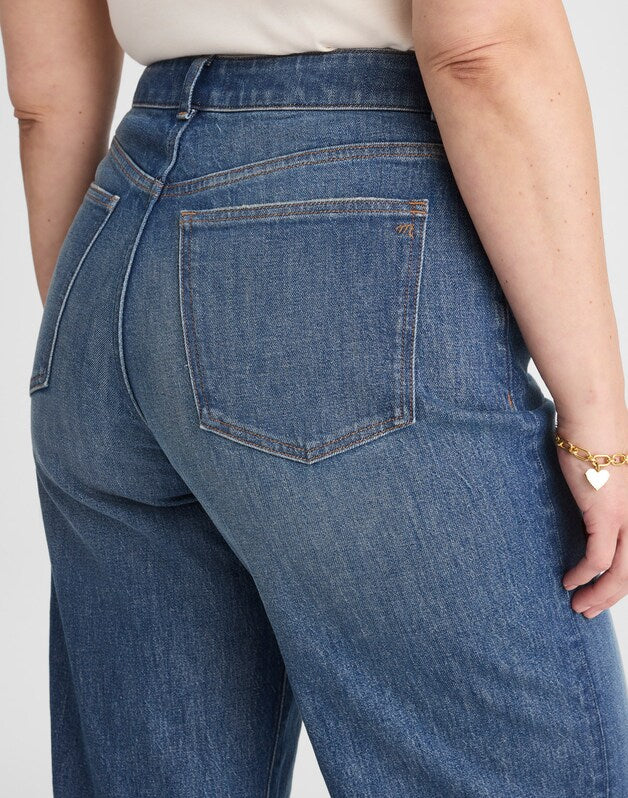 The Plus Perfect Vintage Wide-Leg Jean HARVEY WASH