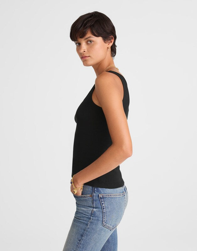 Scoopneck Tank JET BLACK