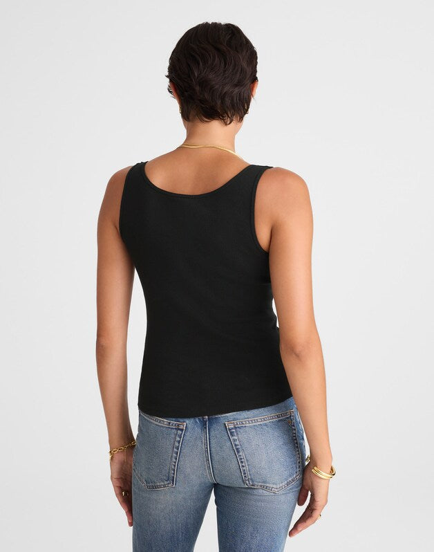 Scoopneck Tank JET BLACK