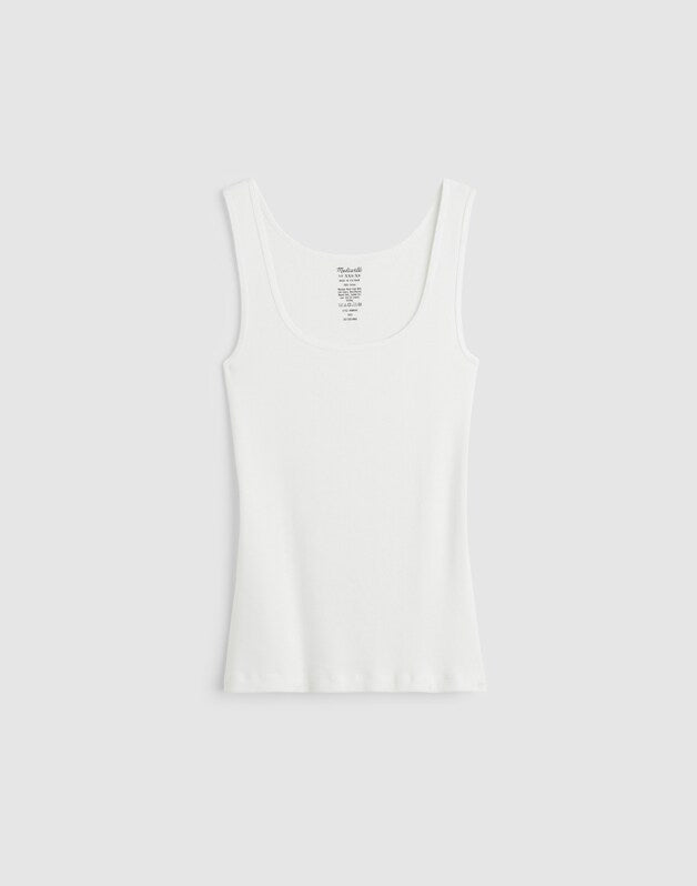 Scoopneck Tank WHITE