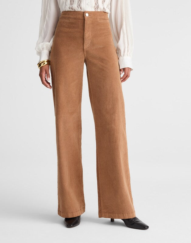 The Wide-Leg Pant in Corduroy TOASTED UMBER