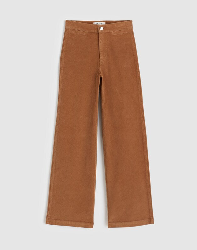 The Wide-Leg Pant in Corduroy TOASTED UMBER
