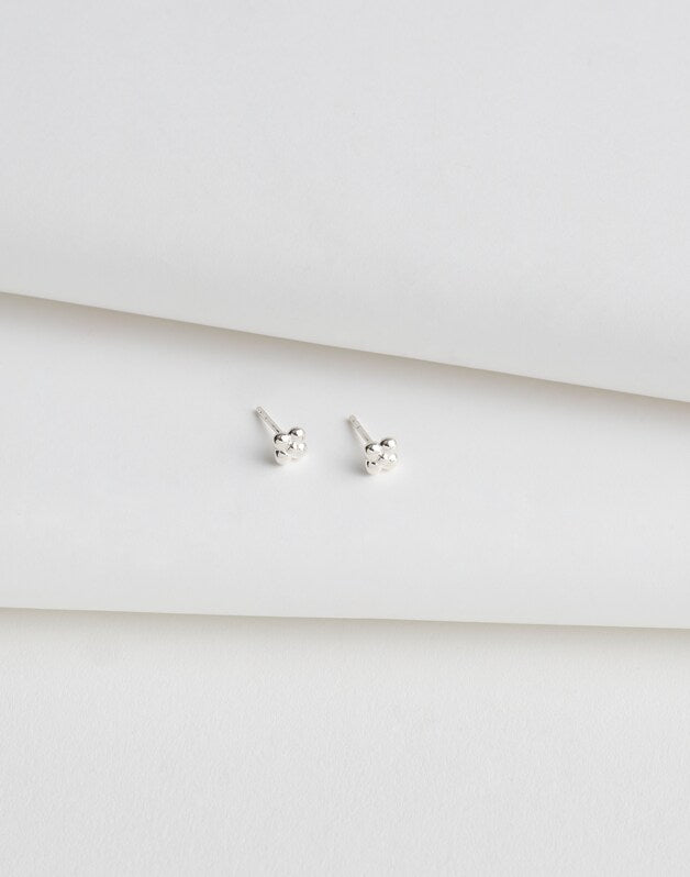 Demi-Fine Mini Dotted Stud Earrings STERLING SILVER