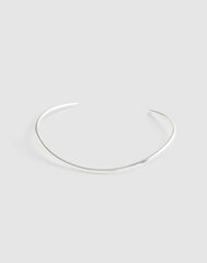 Wire Choker Necklace POLISHED SILVER