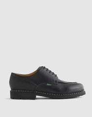 Paraboot Chambord Leather Derby Shoes BLACK