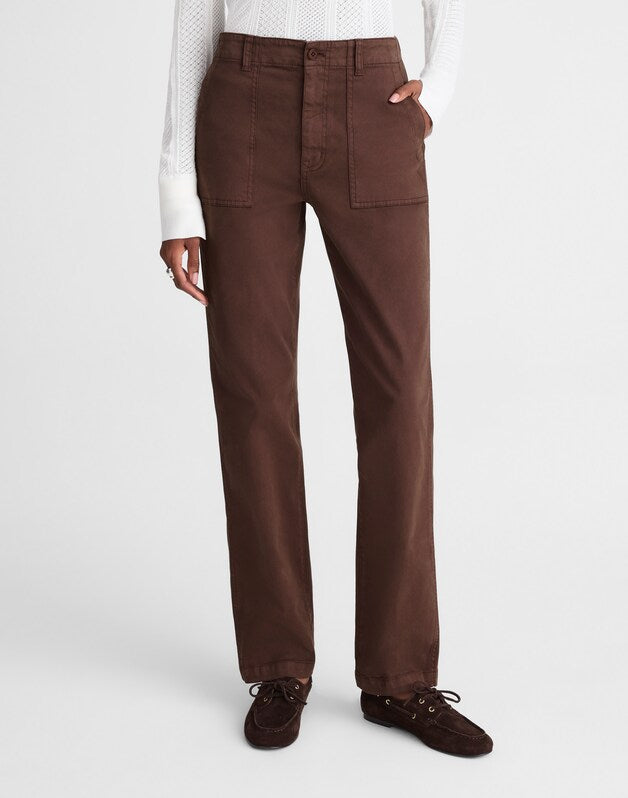 Utility Straight-Leg Pants ROASTED CHICORY