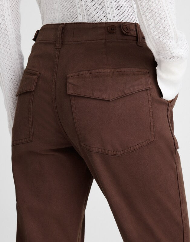 Utility Straight-Leg Pants ROASTED CHICORY