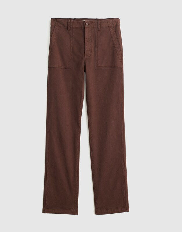 Utility Straight-Leg Pants ROASTED CHICORY