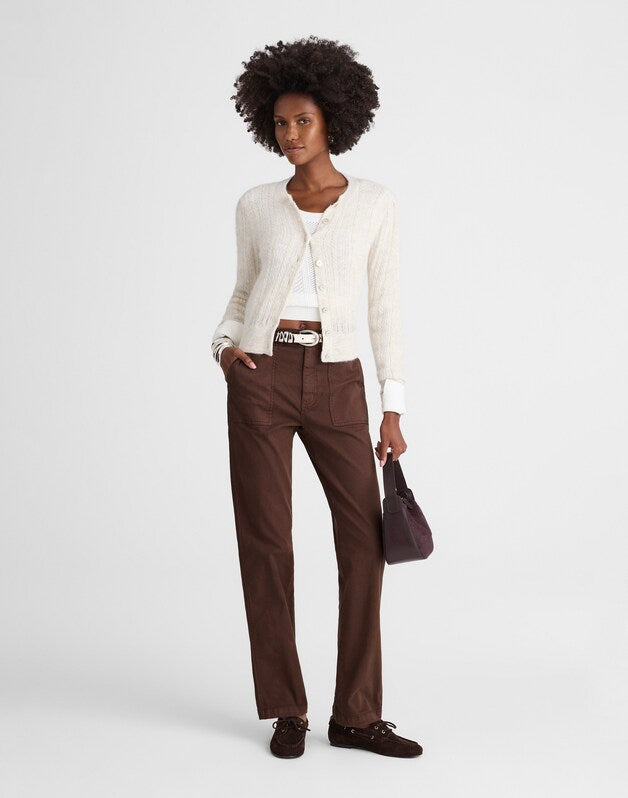 Utility Straight-Leg Pants ROASTED CHICORY