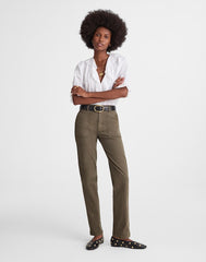 Utility Straight-Leg Pants FADED OLIVE