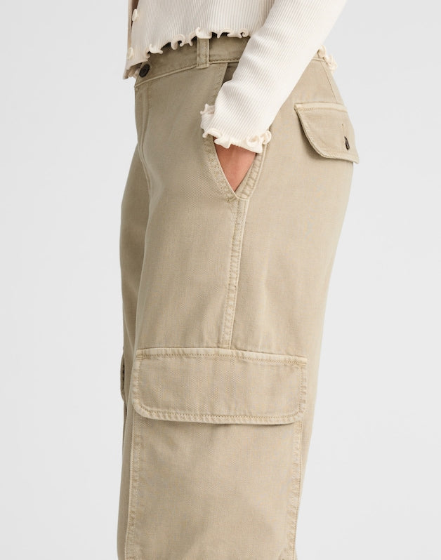Utility Wide-Leg Trousers COASTAL DUNE