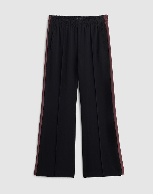 Pull-On Bootcut Track Pant JET BLACK