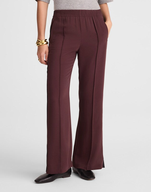 Pull-On Bootcut Track Pant CHOCOLATE RAISIN