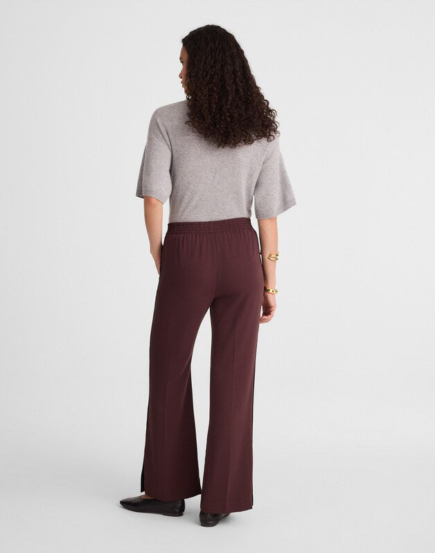 Pull-On Bootcut Track Pant CHOCOLATE RAISIN