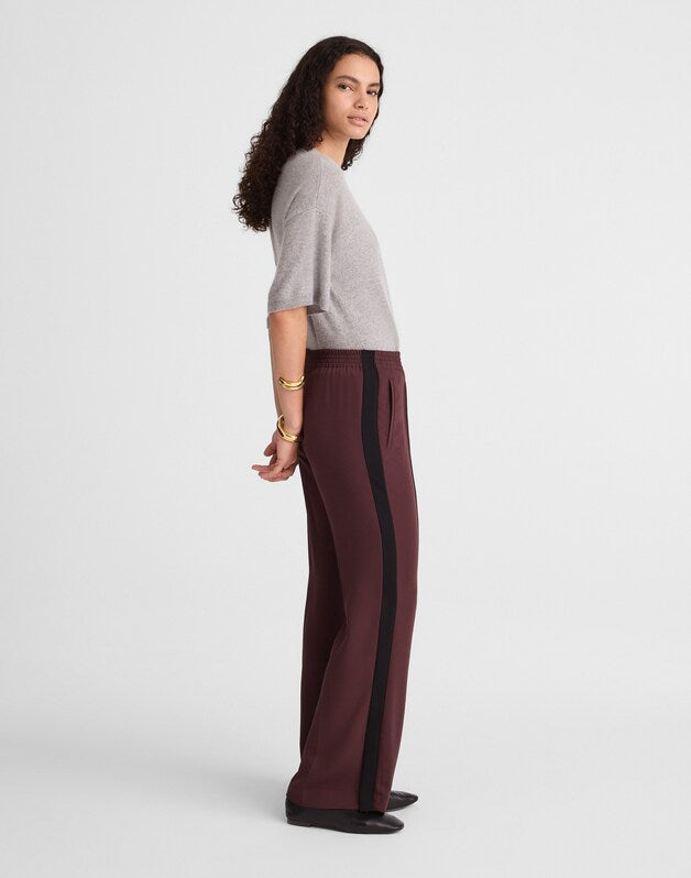 Pull-On Bootcut Track Pant CHOCOLATE RAISIN
