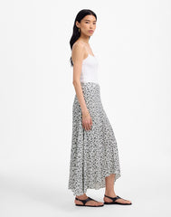Midi Slip Skirt in Floral ELOISE FLORAL  IVORY